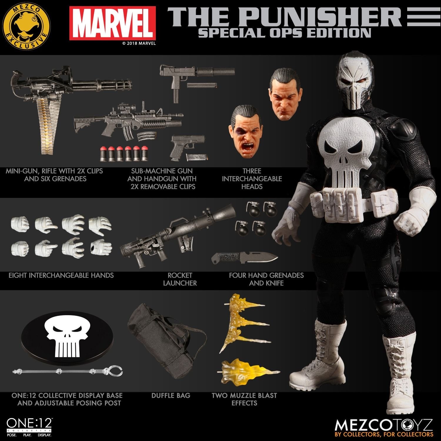 mezco パニッシャー Mezco Toyz One:12 Punisher: Special Ops Edition – GsToyzzz