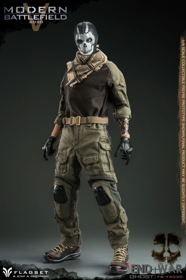 1/6 CALL OF DUTY MODERN WARFARE 2 GHOST CUSTOM FIGURE