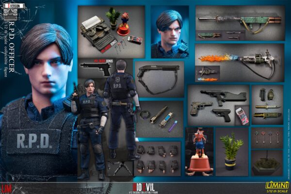 Pré-venda Limtoys LIMINI Bio Evil 1/12 Scale R.P.D. Officer S Ver (RELANÇAMENTO)