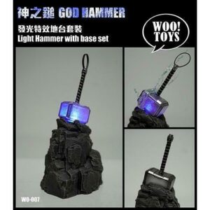 Woo Toys WO-007 1/6 led hammer with base set