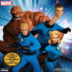 Mezco Fantastic Four One:12 Deluxe Steel Boxed Set