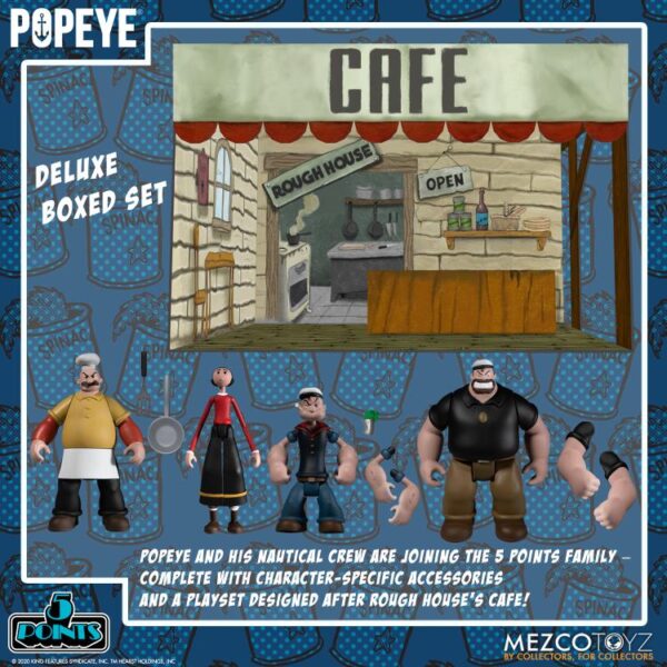 Popeye Classic Comic Strip 5 Points Deluxe Boxed Set - Imagem 6