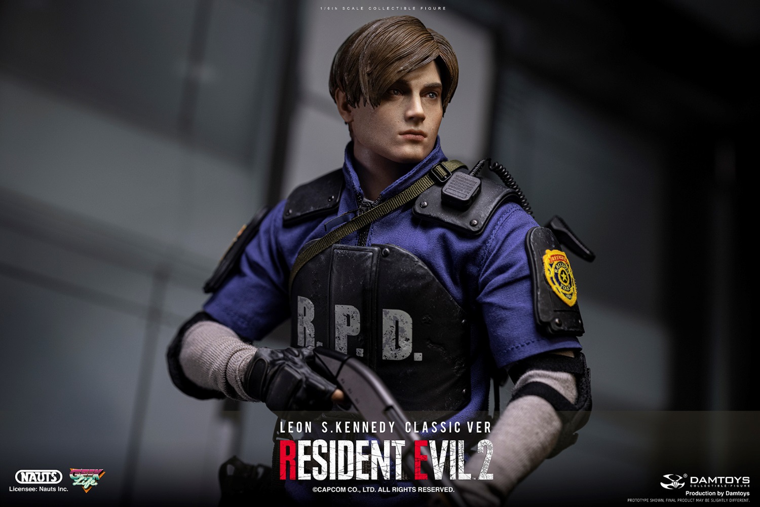 Pré-venda DAMTOYS DMS037 1/6 Resident Evil 2 LEON S. KENNEDY Classic ver - Imagem 10
