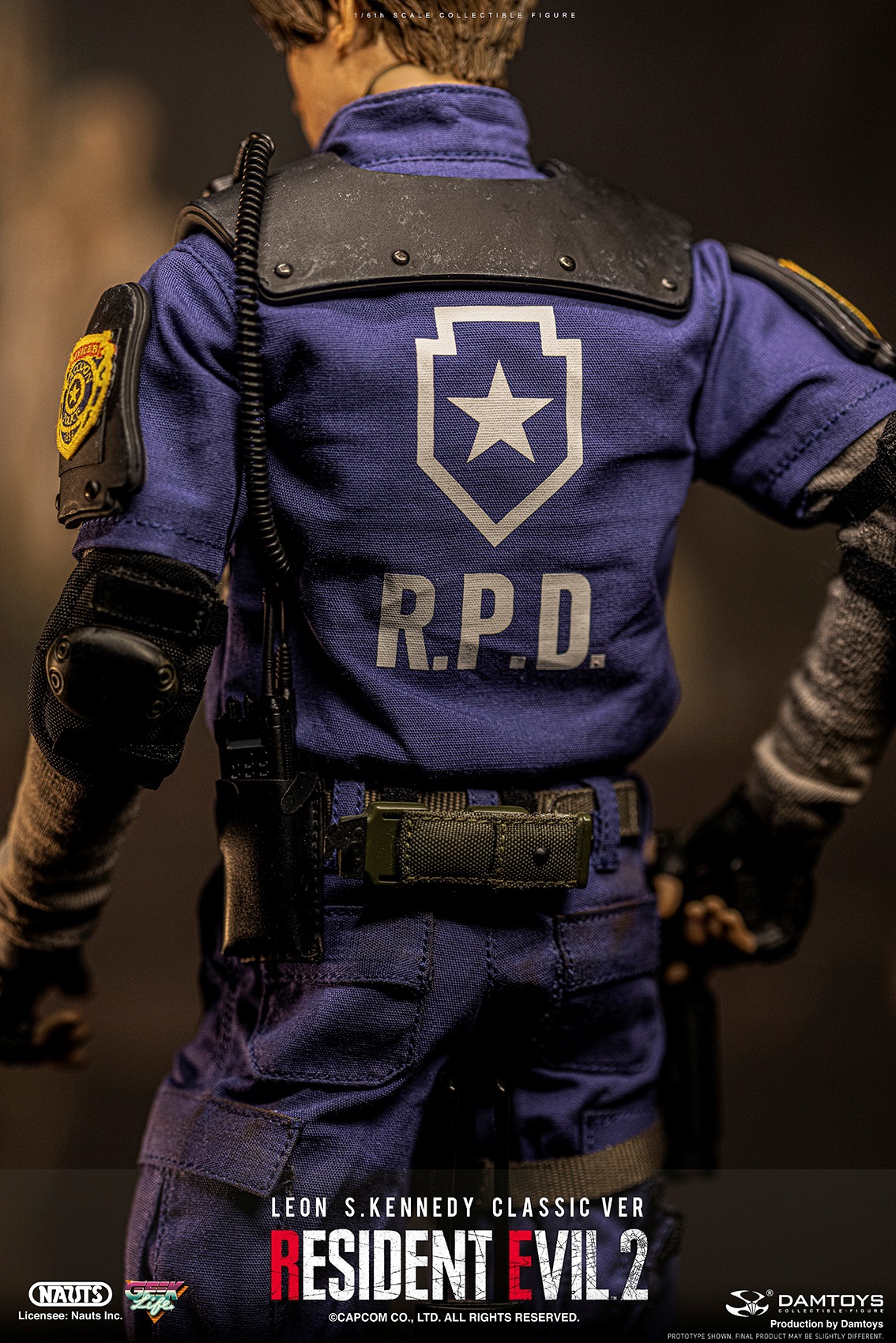 Pré-venda DAMTOYS DMS037 1/6 Resident Evil 2 LEON S. KENNEDY Classic ver - Imagem 7