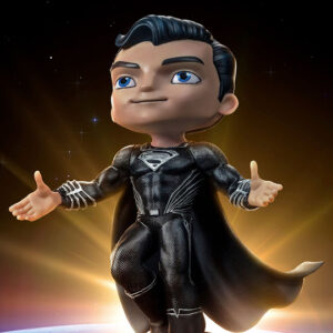 Iron Studios Justice League MiniCo Superman (Black Suit)