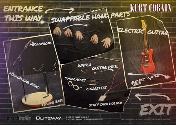 Pré-venda Kurt Cobain - Blitzway 1/6 Scale Figure - Imagem 2