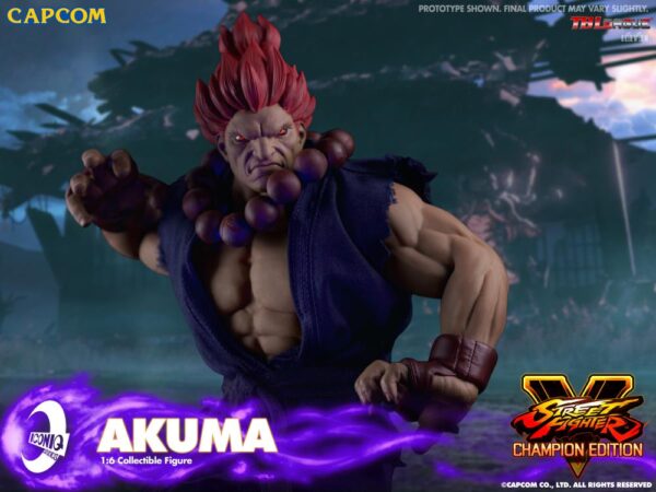 Iconiq Studios X TB League Street Fighter V Iconiq Gaming Series Akuma 1/6 - Imagem 6