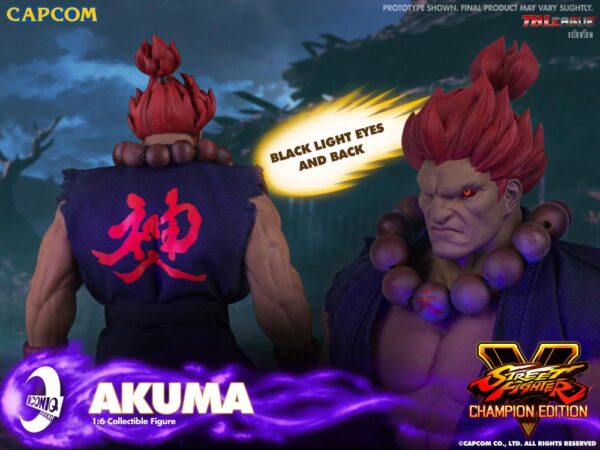 Iconiq Studios X TB League Street Fighter V Iconiq Gaming Series Akuma 1/6 - Imagem 8