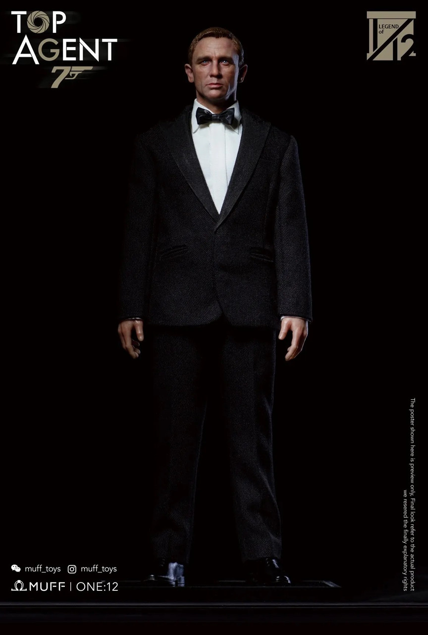 Pré-venda Muff Toys 1/12 Top Agent muff2302 Deluxe – GsToyzzz