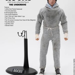 Sly Stallone Shop Rocky "The Underdog" Standard Edition Sixth Scale Action Figure (sob encomenda)