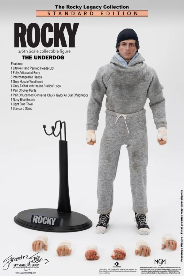 Sly Stallone Shop Rocky "The Underdog" Standard Edition Sixth Scale Action Figure (sob encomenda)