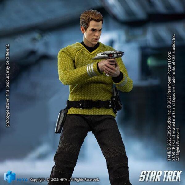Pré-venda Hiya Toys Star Trek (2009) Exquisite Super Series James T. Kirk 1/12 Scale PX Previews Exclusive Action Figure - Imagem 11