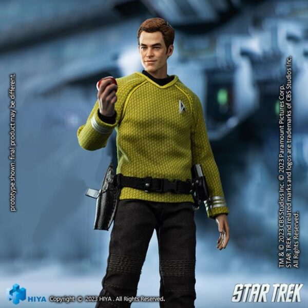 Pré-venda Hiya Toys Star Trek (2009) Exquisite Super Series James T. Kirk 1/12 Scale PX Previews Exclusive Action Figure - Imagem 10