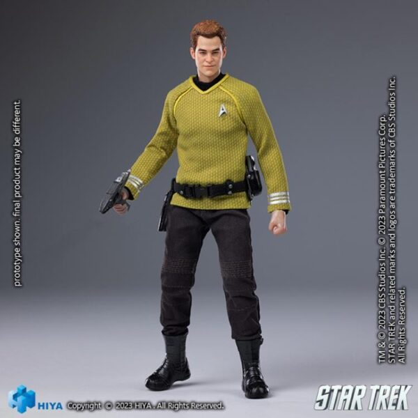 Pré-venda Hiya Toys Star Trek (2009) Exquisite Super Series James T. Kirk 1/12 Scale PX Previews Exclusive Action Figure - Imagem 5