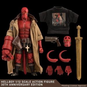 Pré-venda 1000TOYS Hellboy 30th Anniversary Hellboy 1/12