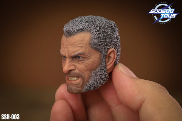 Soosootoys SSH003 1/6 Old Man Logan Head - Imagem 2