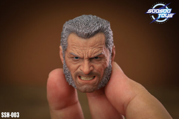 Soosootoys SSH003 1/6 Old Man Logan Head - Imagem 3