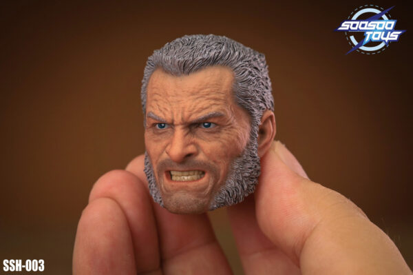Soosootoys SSH003 1/6 Old Man Logan Head - Imagem 4