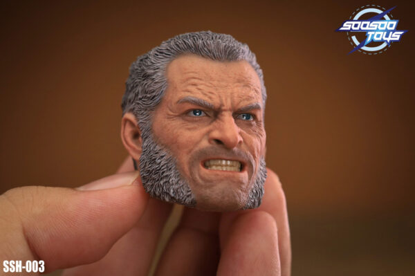 Soosootoys SSH003 1/6 Old Man Logan Head - Imagem 6