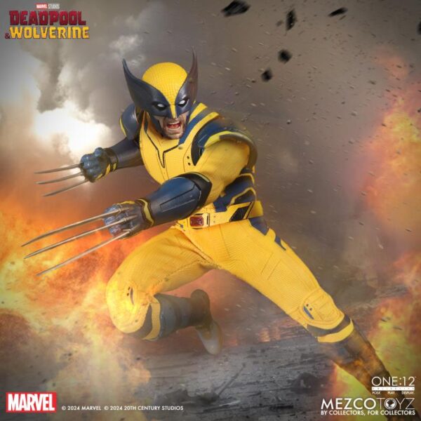 Pré-venda Mezco Deadpool & Wolverine One:12 Collective Wolverine (Deluxe Edition) Action Figure - Imagem 7