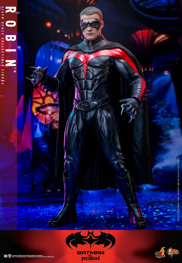 Pré-venda Hot Toys Batman & Robin MMS787 Robin 1/6th Scale Collectible Figure - Imagem 7