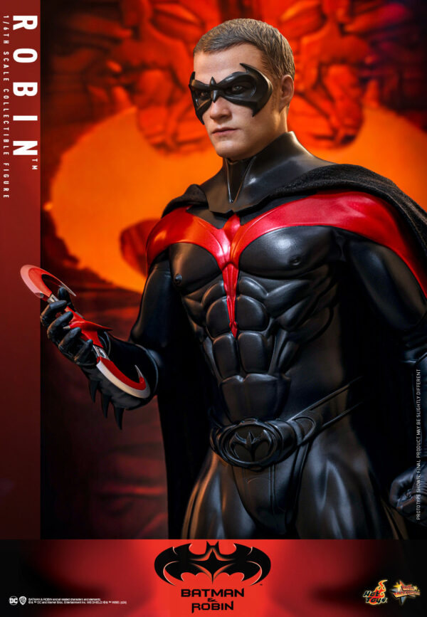 Pré-venda Hot Toys Batman & Robin MMS787 Robin 1/6th Scale Collectible Figure - Imagem 8