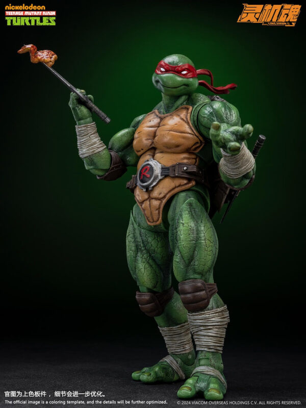 Pré-venda Lingjihun 1/12 Scale TMNT Turtle Raphael - Imagem 2