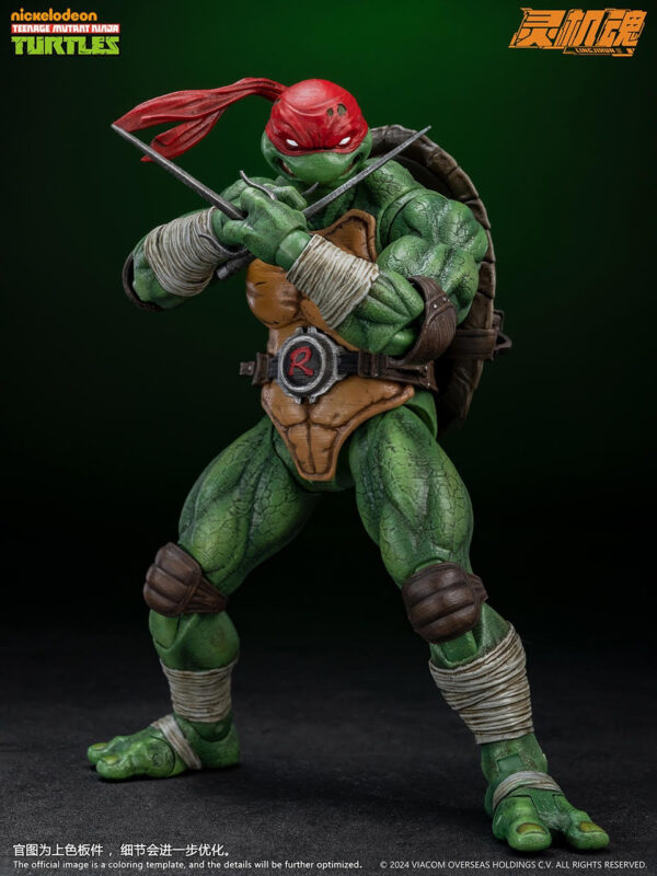 Pré-venda Lingjihun 1/12 Scale TMNT Turtle Raphael - Imagem 3
