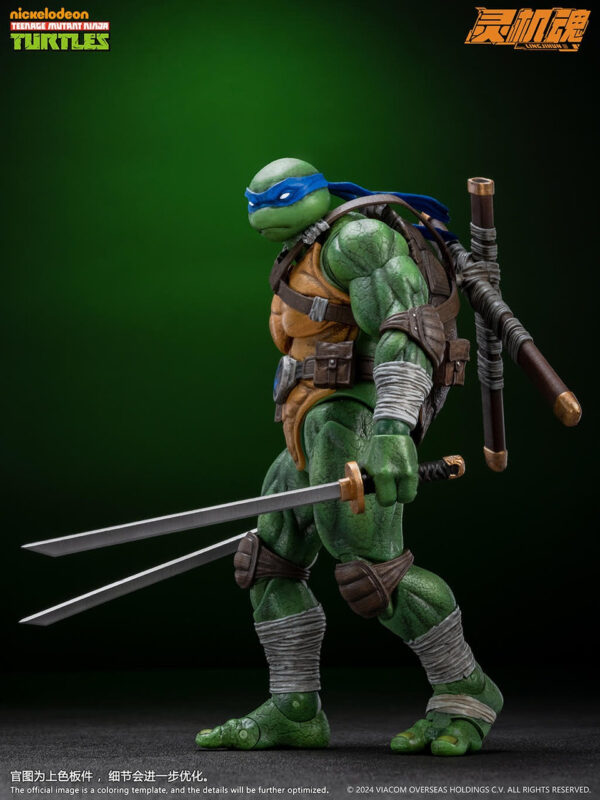 Pré-venda Lingjihun 1/12 Scale TMNT Turtle Leonardo - Imagem 3