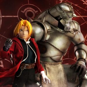Pré-venda Threezero Fullmetal Alchemist: Brotherhood FigZero Edward & Alphonse Elric 1/6 Scale Figure Two-Pack