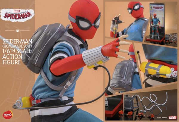 Pré-venda Hono Studio HS07 Spider-Man Homemade Suit 1/6th Scale Collectible Figure - Imagem 7