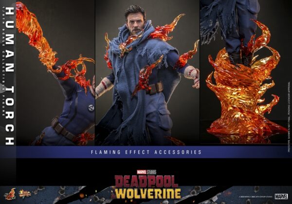 Pré-venda Hot Toys Deadpool & Wolverine MMS789 Human Torch 1/6th Scale Collectible Figure - Imagem 9