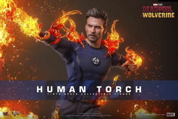 Pré-venda Hot Toys Deadpool & Wolverine MMS789 Human Torch 1/6th Scale Collectible Figure - Imagem 2