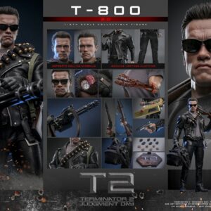 Pré-venda Hot Toys Terminator 2: Judgement Day MMS795 T-800 (2.0) 1/6 Scale Collectible Figure