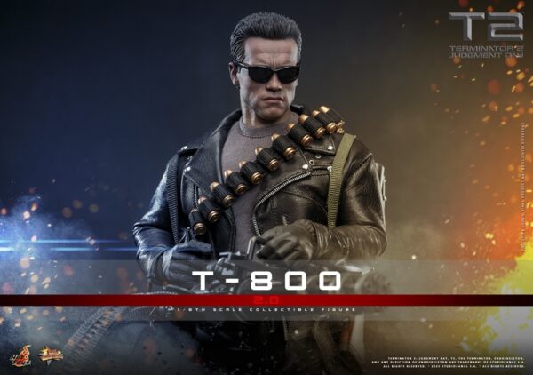 Pré-venda Hot Toys Terminator 2: Judgement Day MMS795 T-800 (2.0) 1/6 Scale Collectible Figure - Imagem 2