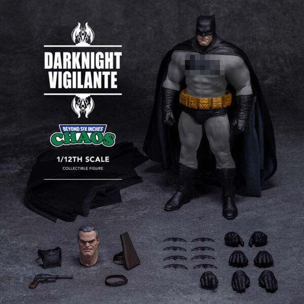 Pré-venda CHAOS Studio 1/12 Darknight Vigilante No002 Action Figure