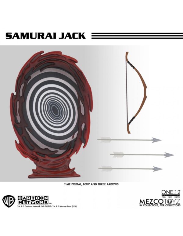 Pré-Venda Mezco Toyz Samurai Jack One:12 Collective Samurai Jack Action Figure - Imagem 3