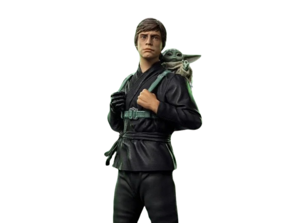 Iron Studios The Mandalorian Luke Skywalker & Grogu 1/10