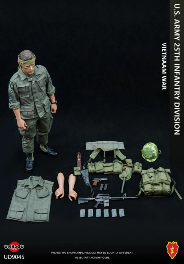 Pré-venda UJINDOU UD9045 1/6 U.S. ARMY 25TH INFANTRY DIVISION-VIETNAM WAR