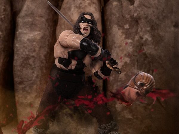 Pré-venda Mezco Toyz Conan the Barbarian (1982) One:12 Collective Conan (War Paint Edition) Action Figure - Imagem 4