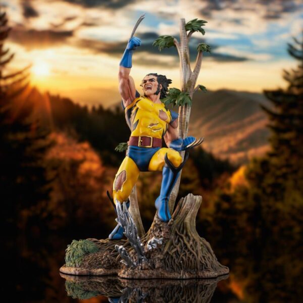 Pré-venda Diamond Select Toys Marvel Gallery Wolverine (1990s) Figure Diorama