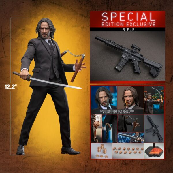 Hot Toys Chapter 4 MMS729b John Wick Special Ed 1/6