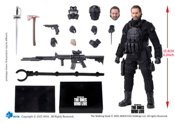 Pré-venda Hiya ESW0318 1/12 Scale The Walking Dead Rick Grimes