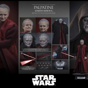 Pré-venda Hot Toys Star Wars: Episode III Revenge of the Sith MMS805 Palpatine (Darth Sidious)™ 1/6 Scale Figure