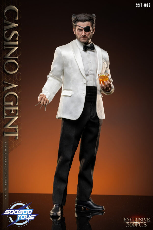 Pré-venda Soosootoys SST082 1/6 Scale Casino Agent Figure - Imagem 3