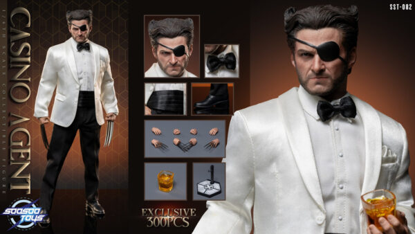 Pré-venda Soosootoys SST082 1/6 Scale Casino Agent Figure
