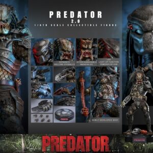 Pré-venda Hot Toys Predator 2.0 - Predator MMS816 1/6 Scale Figure