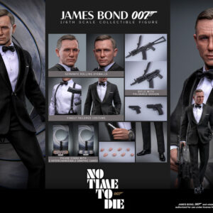 Pré-venda Hot Toys No Time to Die MMS803 James Bond 1/6th Scale Collectible Figure