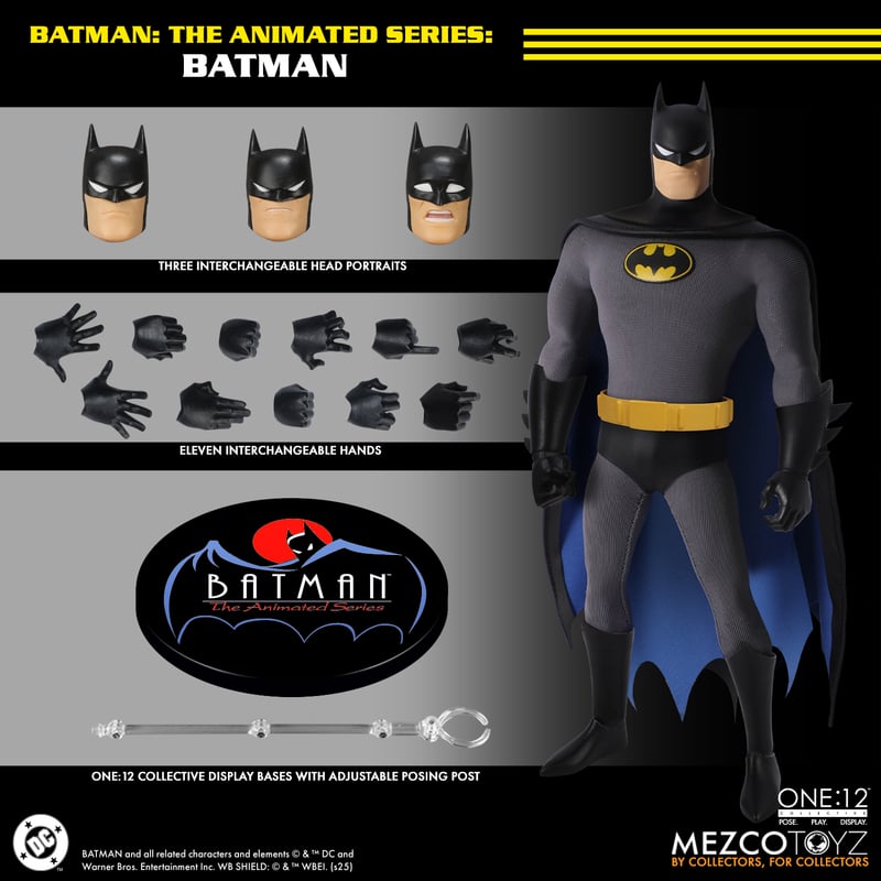 Pré-venda Mezco One :12 Collective Batman: The Animated Series One:12 Collective Batman Action Figure