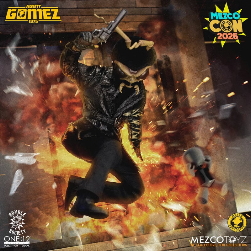 Mezco One: 12 Collective Agent Gomez: 1975 - Imagem 6